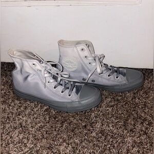 Converse Gray Ombré High-Top Sneakers
